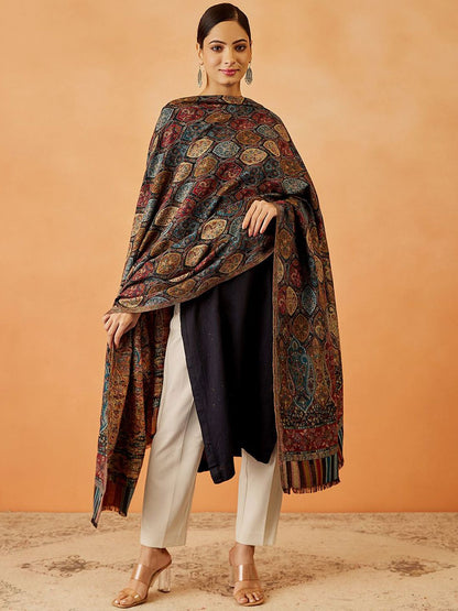 Dhiyona PA Women Paisley Woven Design Shawl