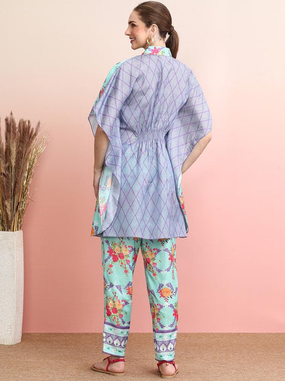 Dhiyona IE Printed Shirt & Trouser