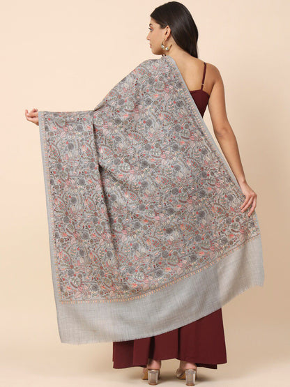 Dhiyona PA Embroidered Pure Wool Shawl
