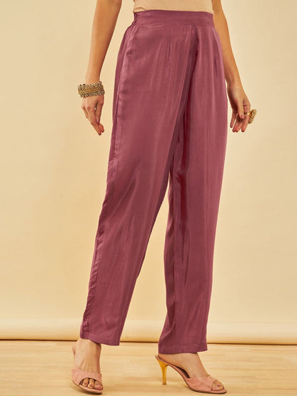 Dhiyona SO Women's Floral Printed Regular Kurta with Trousers & With Dupatta