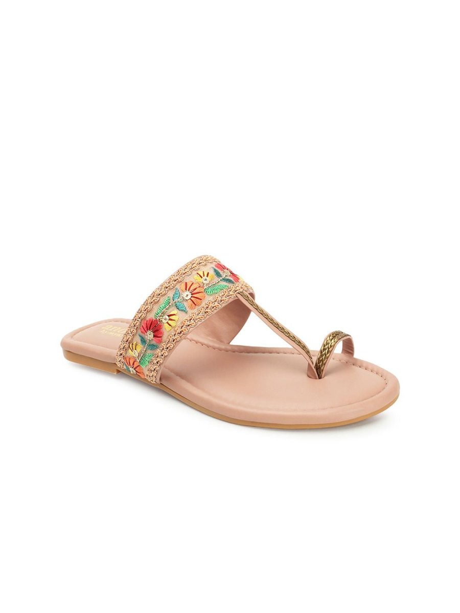 Dhiyona AK Embellished One Toe Flats