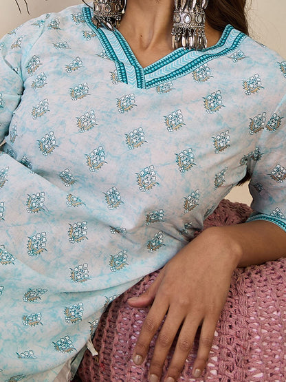 Dhiyona IE Women Ethnic Motifs Printed Floral Kurta