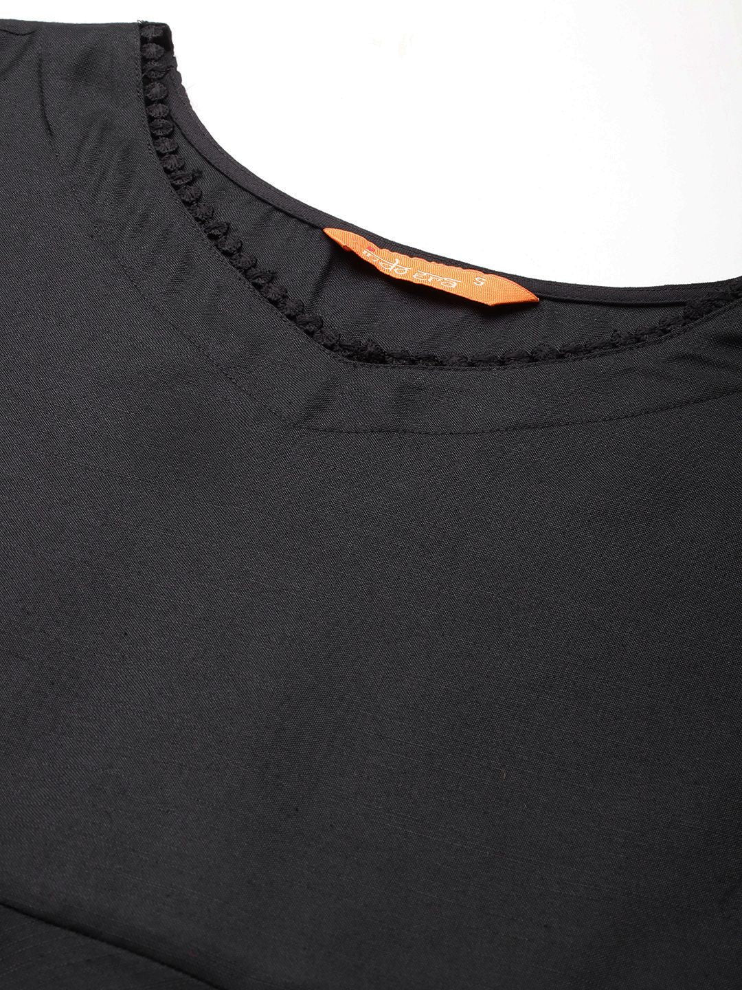 Dhiyona IE A-Line Kurta with Trousers & Indie Printed Dupatta