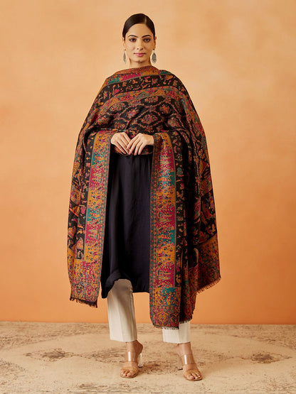 Dhiyona PA Women Paisley Woven Design Shawl