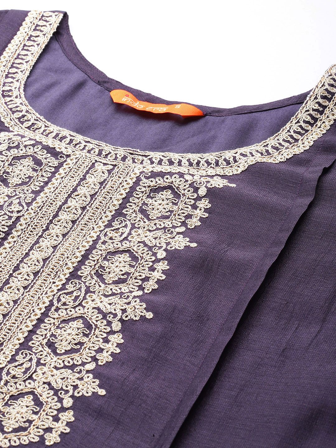 Women Ethnic Motifs Embroidered Regular Sequined Kurta with Trousers & Dupatta