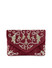 Dhiyona NR Women Maroon And Gold Toned Embroidered And Sequins Embellished Clutches