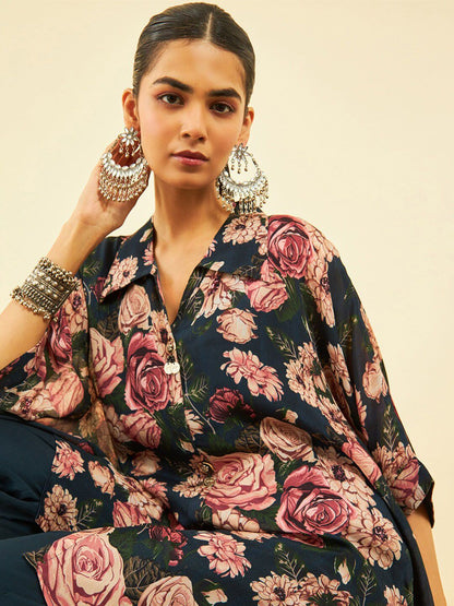 Dhiyona SO Women's Women Floral Printed Kurta Sets