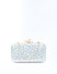 Dhiyona NR Silver-Toned & Gold-Toned Embroidered Embellished Box Clutch
