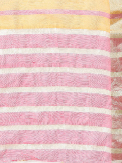 Dhiyona IE Muted Hazelnut Geometric Yoke Kurta Set