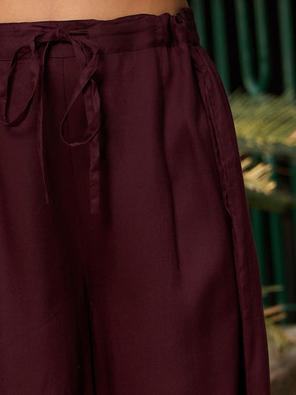 V Neck Ethnic Motifs Embroidered Regular Thread Work Kurta with Salwar & Dupatta