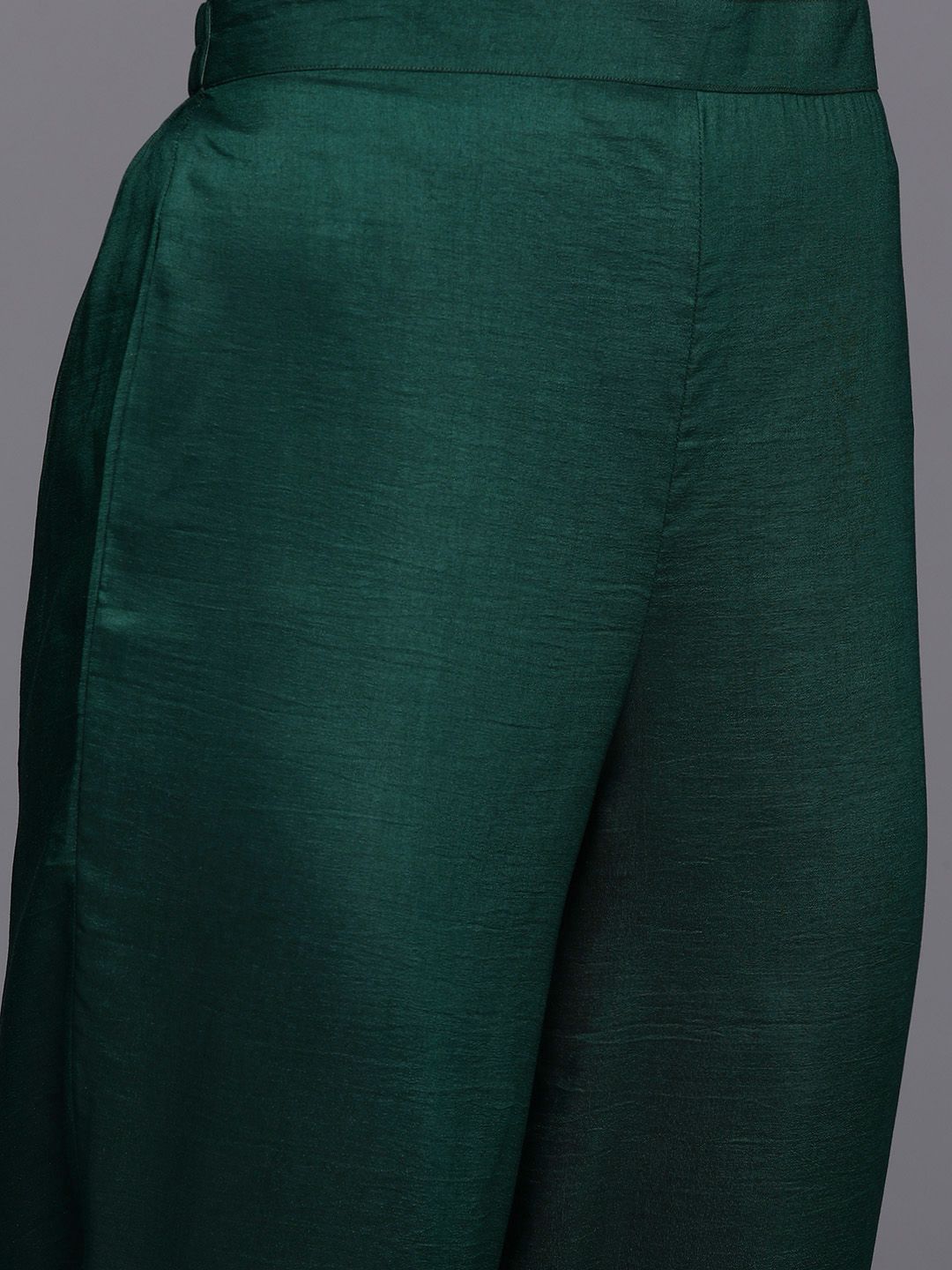Dhiyona IE Women Ethnic Motifs Embroidered Gotta Patti Kurta with Trousers & Dupatta