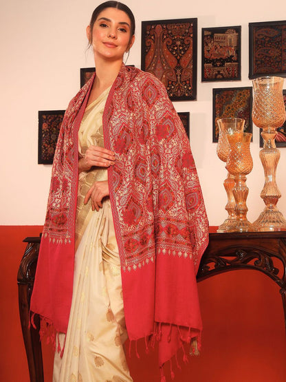 Dhiyona PA Paisley Embroidered Shawl