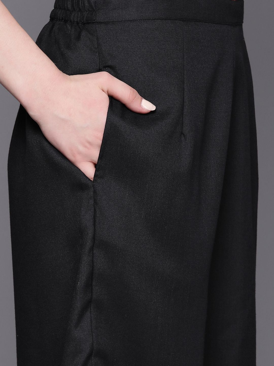 Women Yoke Design Regular Pure Cotton Kurta with Palazzos & With Dupatta