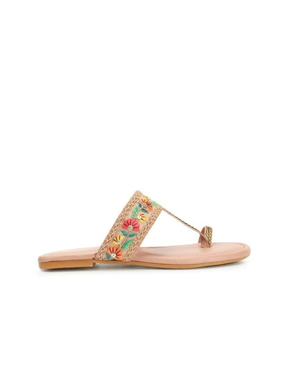 Dhiyona AK Embellished One Toe Flats