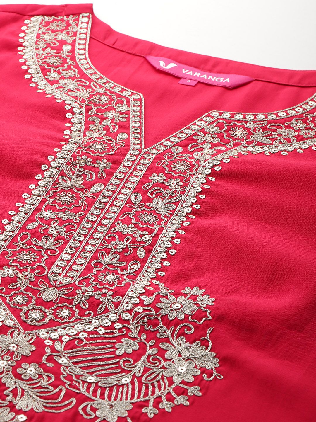 Dhiyona VA Women'sEthnic Motifs Yoke Design Kurta With Trousers & Dupatta