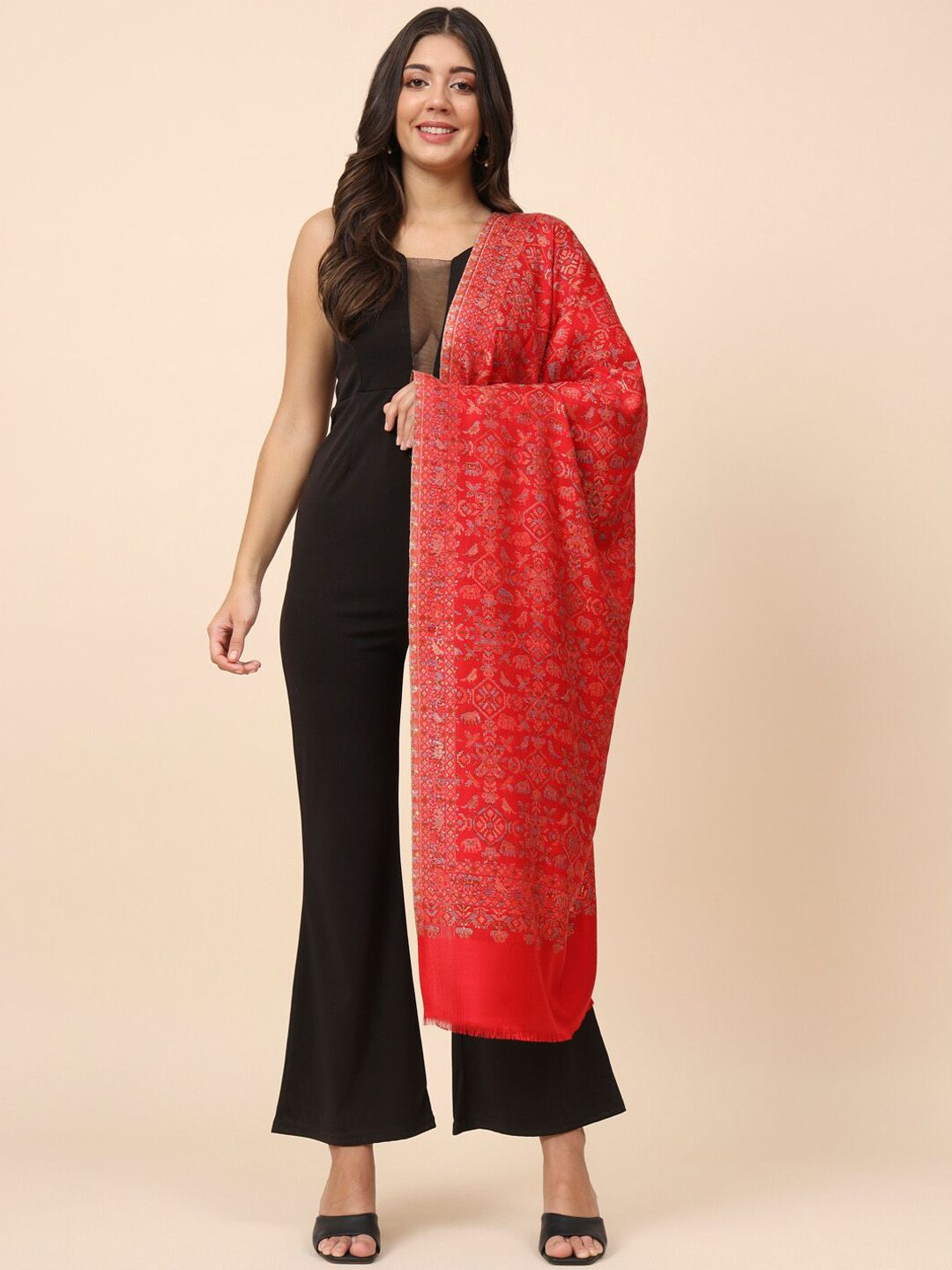 Dhiyona PA Floral Woven Design Shawl