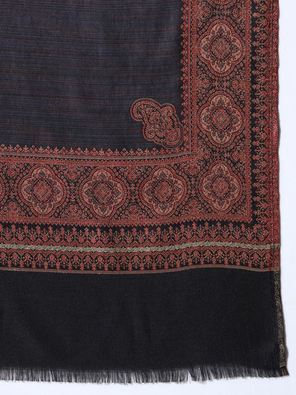 Dhiyona PA Ethnic Motifs Woven Design Jamawar Shawl