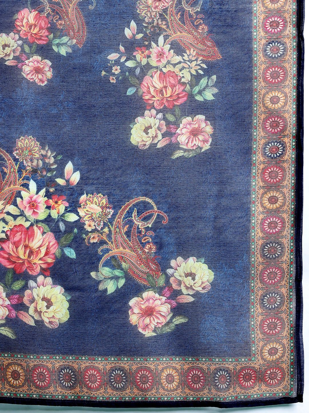 Ethnic Motifs Embroidered Kurta with Trousers & Dupatta