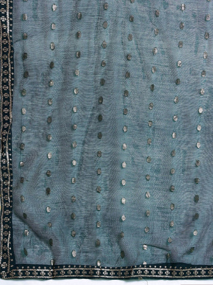 Ethnic Motifs Embroidered Kurta with Trousers & Dupatta