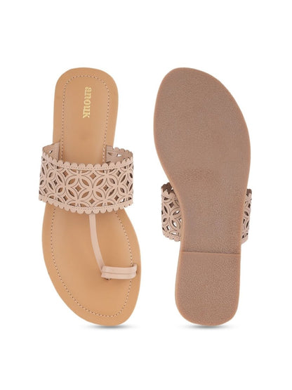 Dhiyona AK Laser Cut One Toe Flats