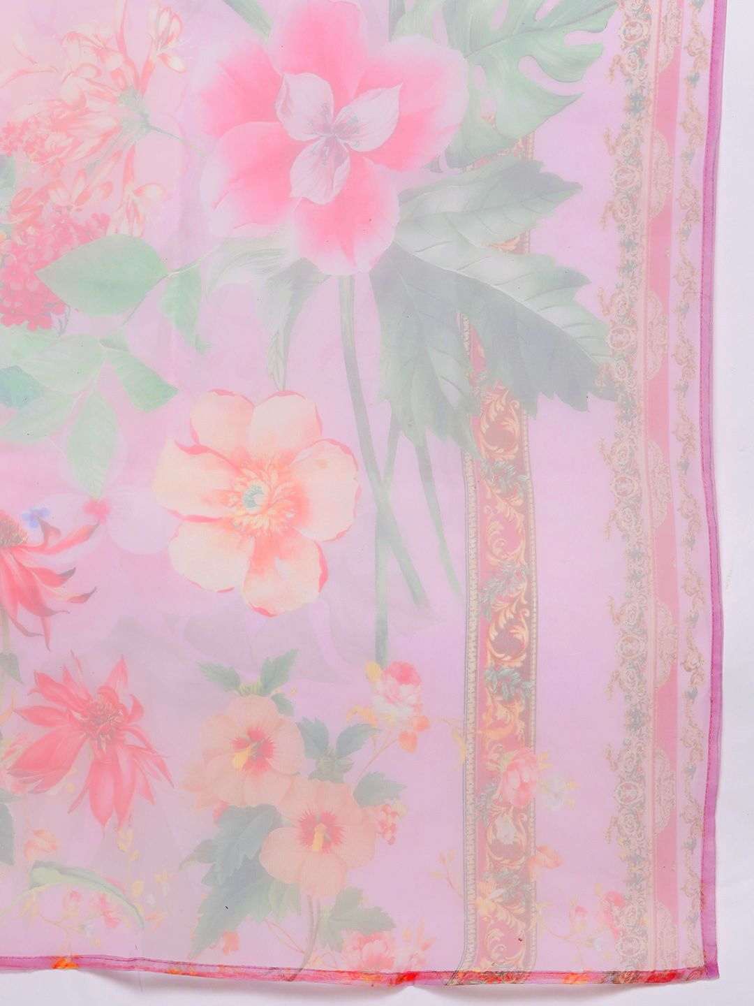 Women Floral Embroidered Regular Thread Work Kurta with Trousers & With Dupatta