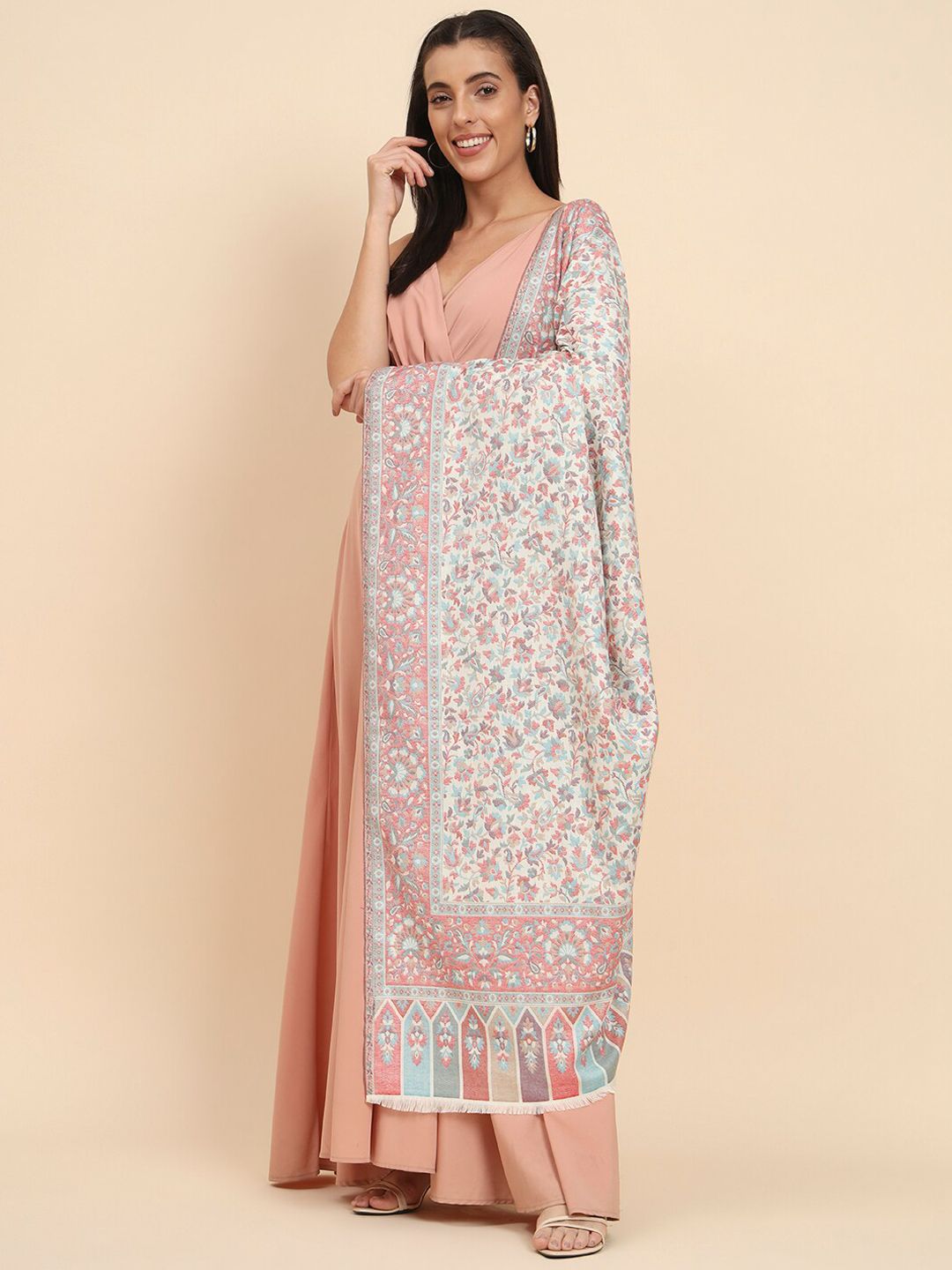 Dhiyona PA Floral Woven Design Shawl