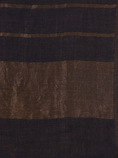 Dhiyona PA Checked Woven Design Zari Shawl