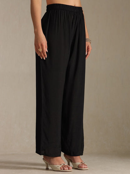 Dhiyona SO Women's Women Ethnic Motifs Printed A-Line Kurta with Trousers & Dupatta