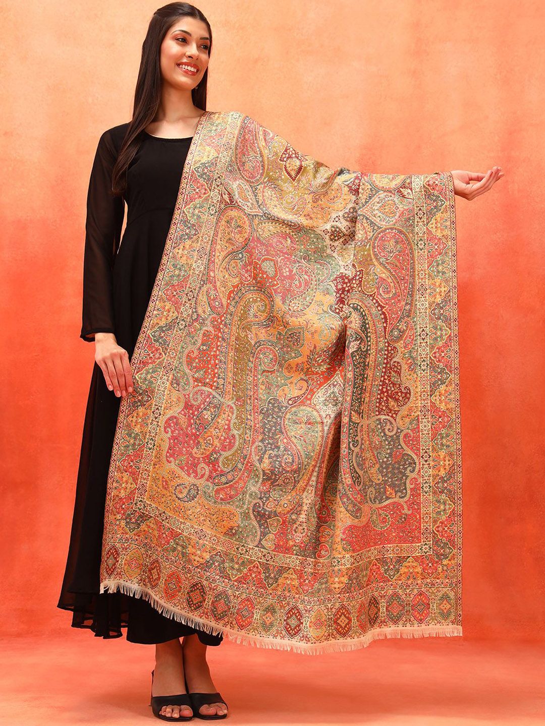 Dhiyona PA Paisley Woven Design Shawl