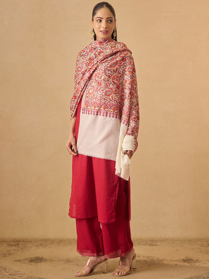 Dhiyona PA Paisley Embroidered Thread Work Shawl