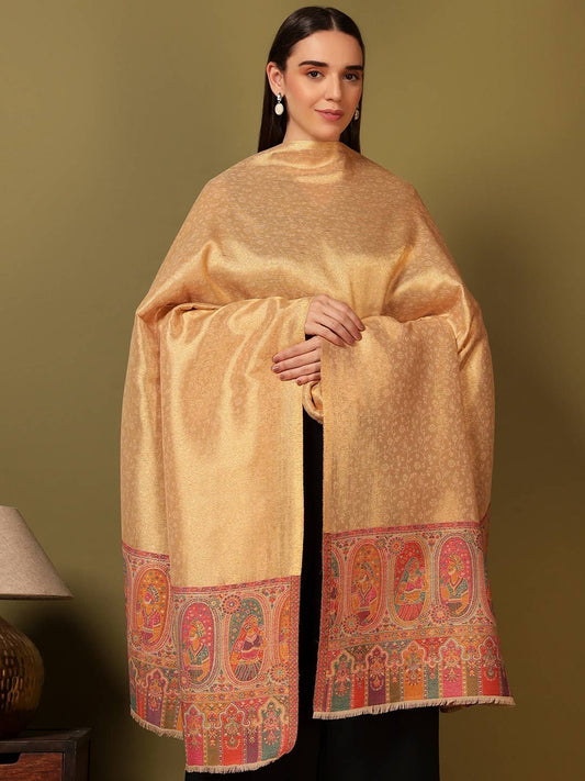 Dhiyona PA Ethnic Motifs Woven Design Shawl