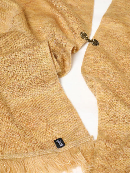 Dhiyona SO Women's Self-Design Ethnic Motifs Mandarin Collar Straight Kurta with Trousers & With Dupatta