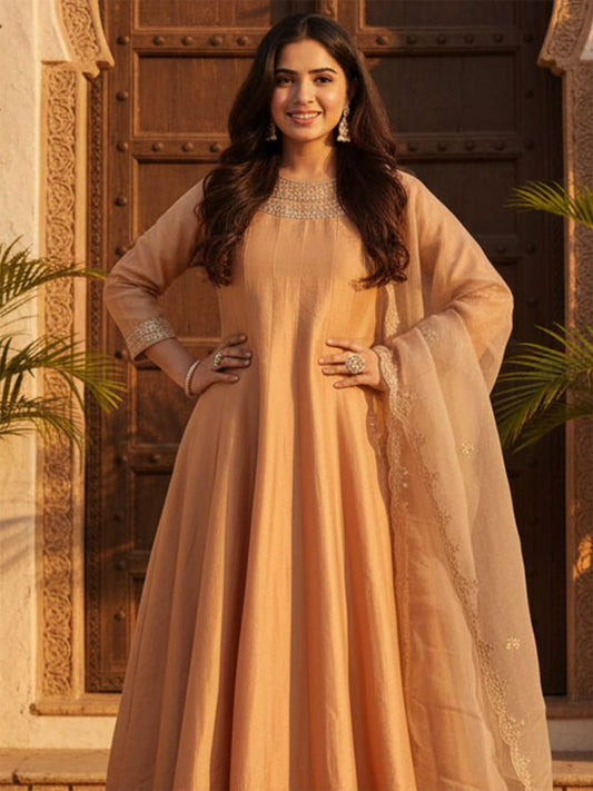 Women Ethnic Motifs Embroidered Regular Kurta with Trousers & Dupatta