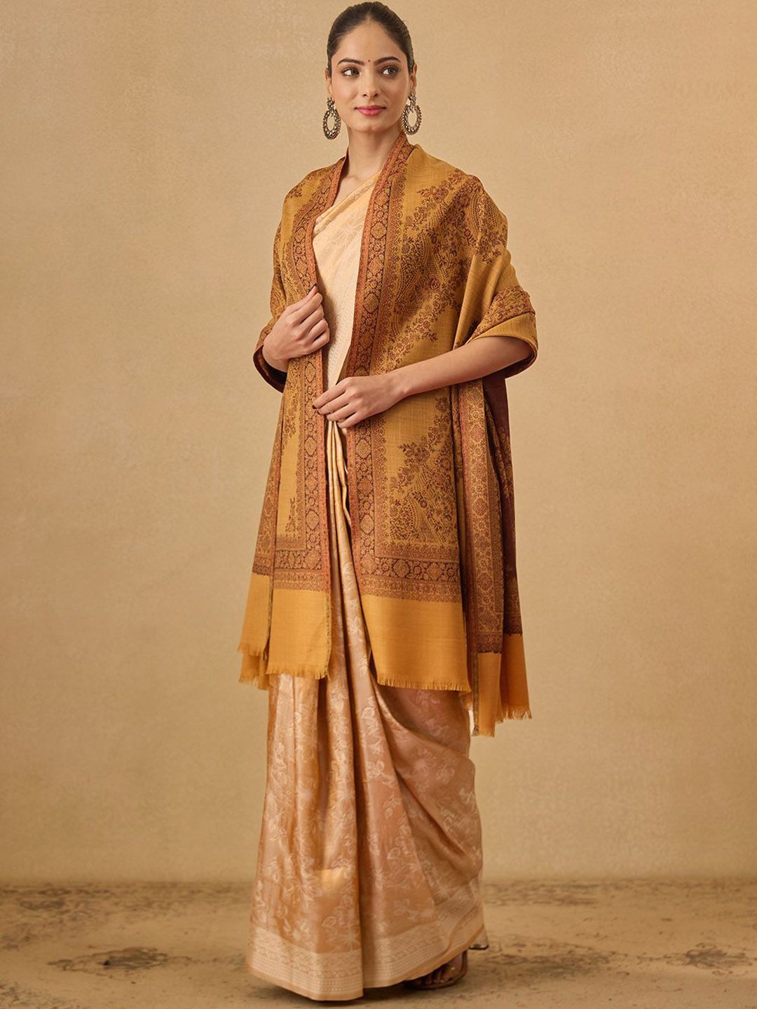 Dhiyona PA Floral Woven Design Shawl