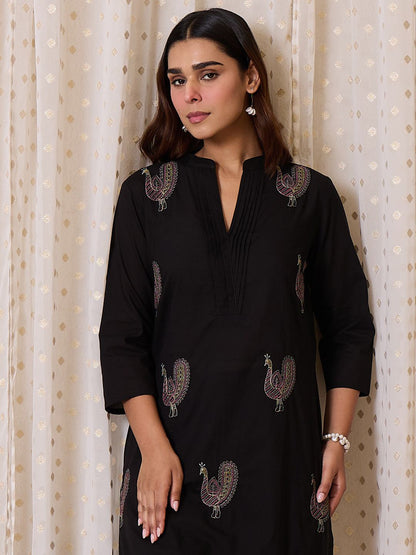Dhiyona IE Embroidered Pure Cotton Tunic With Trouser
