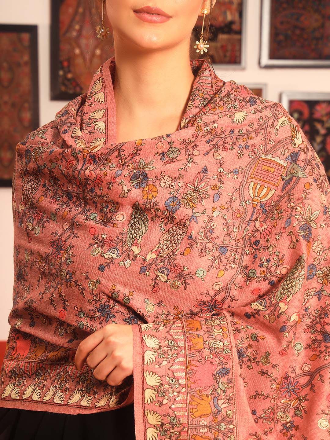 Dhiyona PA Paisley Embroidered Shawl