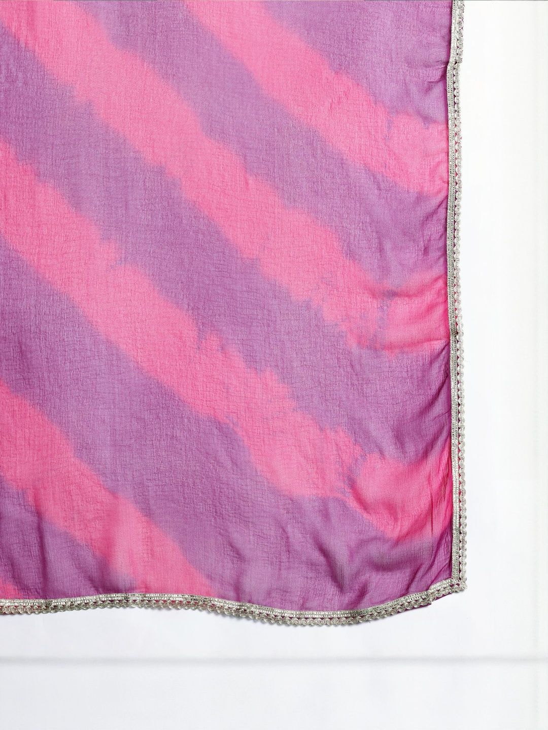 Ethnic Motifs Embroidered Thread Work Kurta With Trousers & Dupatta