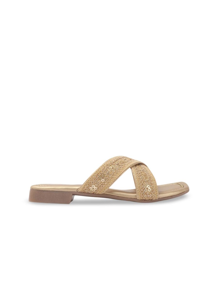 Dhiyona AK Women Woven Design Open Toe Flats