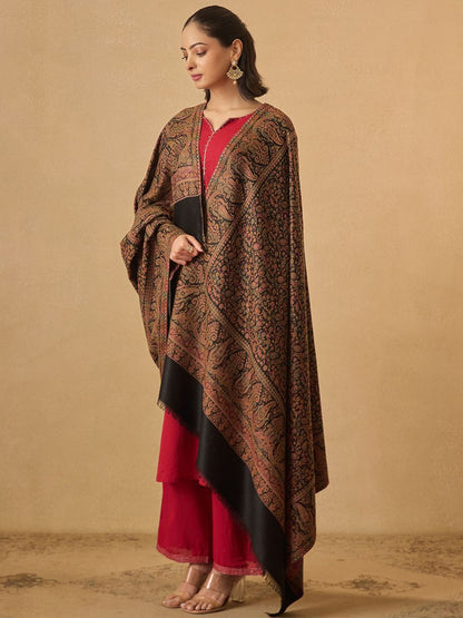 Dhiyona PA Paisley Woven Design Jamawar Shawl