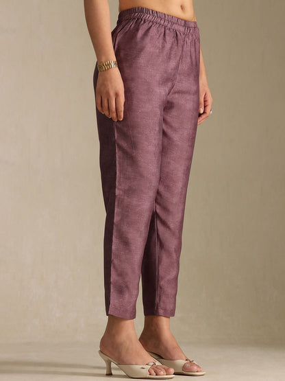 Dhiyona SO Women's Women Round Neck Printed Zardozi Kurta & Trousers With Dupatta
