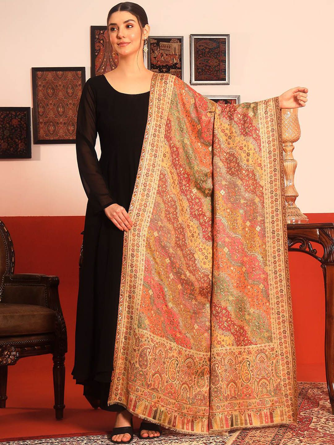 Dhiyona PA Paisley Woven Design Shawl