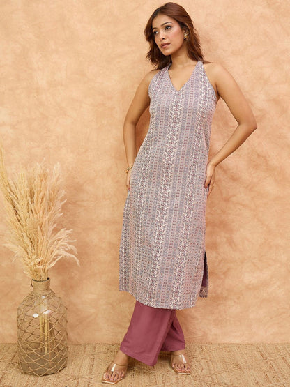 Dhiyona VA Women's Regular Kurta with Trousers