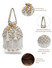 Dhiyona NR Embellished Tasselled Potli Clutch