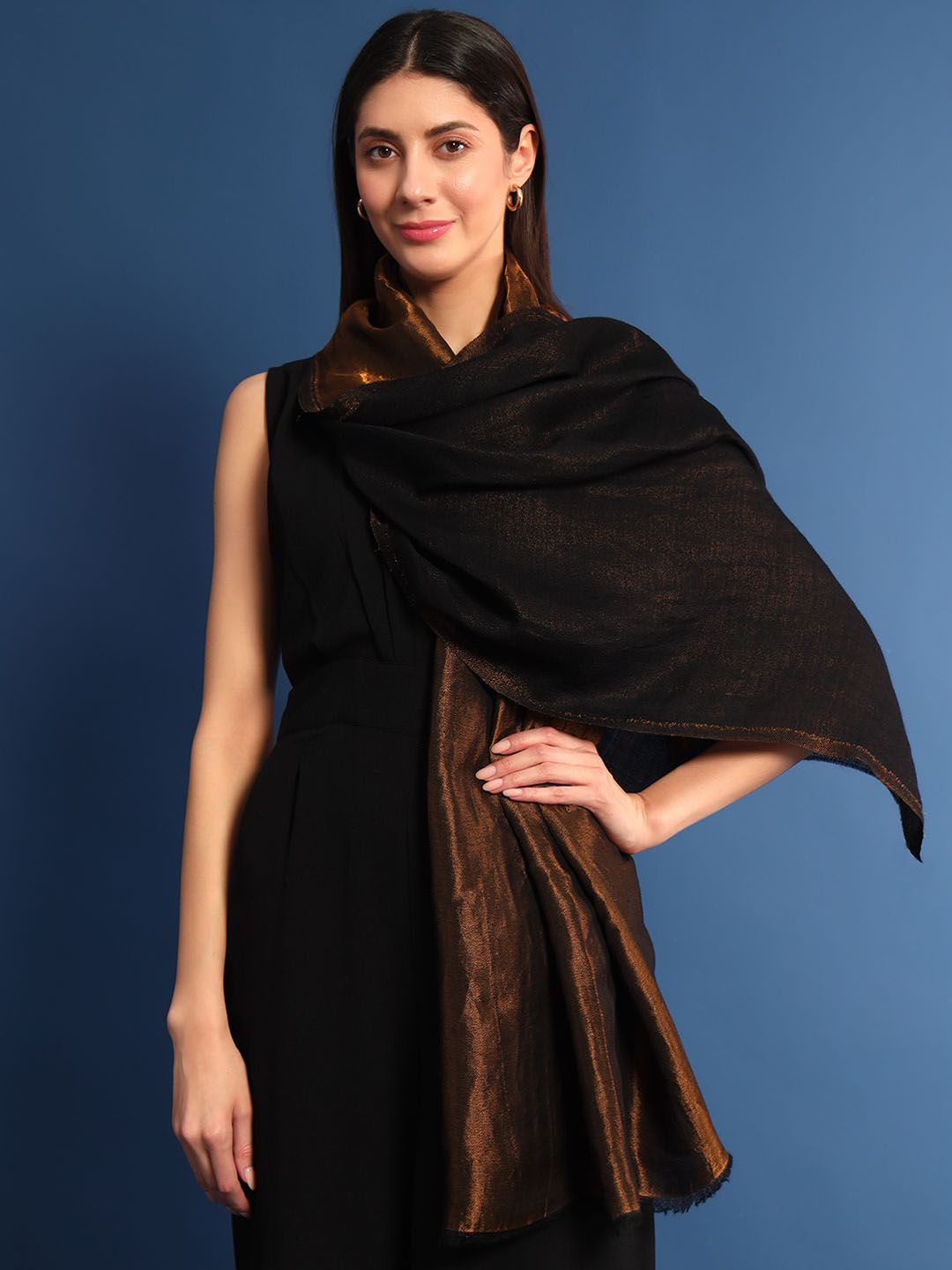 Dhiyona PA Woven Design Woollen Shawl