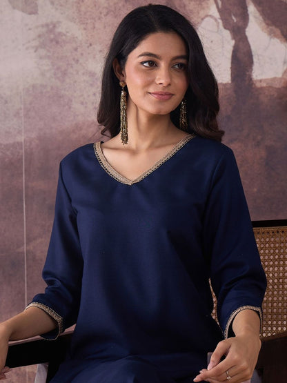 Regular Gotta Patti Kurta with Trousers