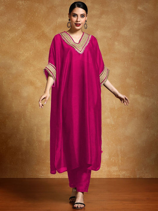 Dhiyona VA Women'sYoke Design Kurta with Trousers