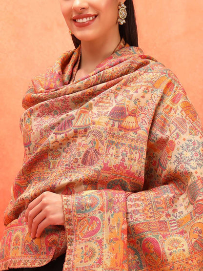 Dhiyona PA Floral Woven Design Shawl