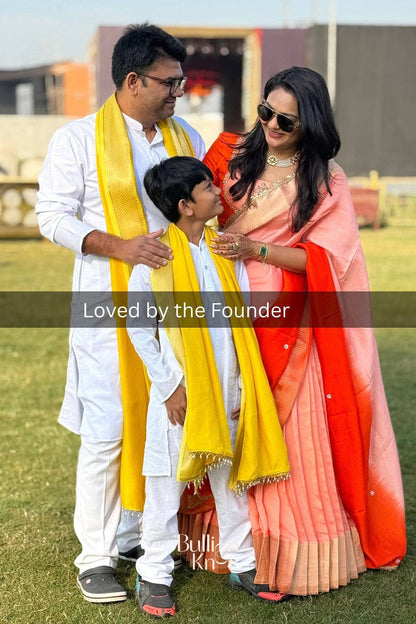 Dhiyona BN Kaavya Dola Lehenga Set in Orange