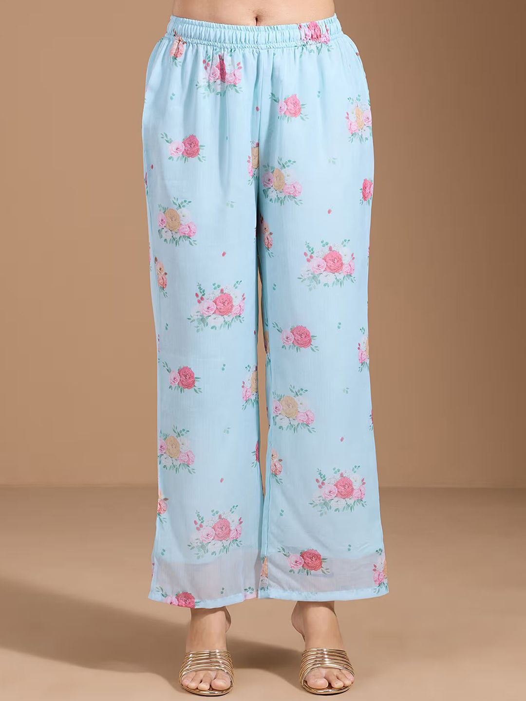Dhiyona OD  Women Floral Printed Regular Kurta with Trousers & With Dupatta