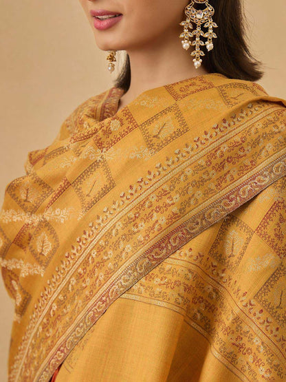 Dhiyona PA Geometric Woven Design Shawl